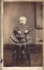 Civil War Era Photograph Victorian 1863 Child John P Davis picture