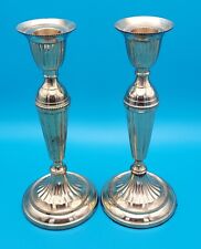 Brass Candlesticks - Pair Candle Holders - 7.5