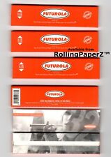 (5 PACKS) - FUTUROLA ORANGE KING SIZE SLIM - Rolling Papers/ 32 LEAVES PER PACK picture