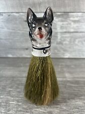 1930's Porcelain Dog Head Broom Or Clothing Brush Number 8578 Made In Germany picture