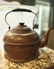 Vintage Copper Kettle Rustic Revere Mirro Antique Tea Po picture
