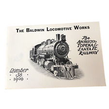 Baldwin Locomotive Works Train Book No. 56 Atchison Topeka Santa Fe Railroad 60s picture