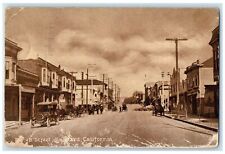 1912 Street Hayward Old Street Classic Cars Carriages California CA Postcard picture