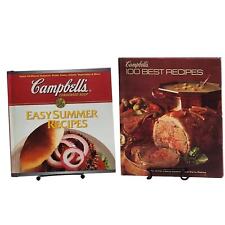 Campbell's 100 Best Recipes & Easy Summer Recipes VTG 1970's Set Of 2 Books picture