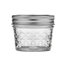 Ball Regular Mouth 4oz Quilted Pint Mason Jars, 12 Count picture