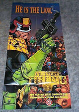 GIANT 54x25 Judge Dredd promo poster:1994 DC Comics promotional comic book pinup picture