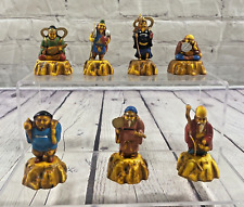 Vintage Japanese Seven Lucky Gods Of Happiness Statue Figures picture