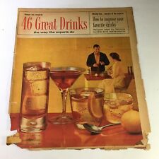 VTG November 7 1965 Journal American Coffee & Liquor Mixing Tips & Secrets Ads picture