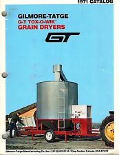 GT TOX-O-WIK RECIRCULATING BATCH GRAIN DRYERS SALES CATALOG 1971 picture
