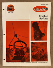 1968 Vintage Esco Dragline Buckets 15 Page Sales Catalog Brochure Book - Rare picture
