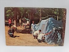 Vintage Postcard Camping at Levi Jackson State Park London Kentucky picture