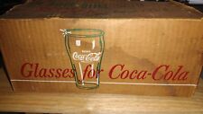 Vintage Libbey Coca Cola Glasses 12 oz  CASE of 12 - NOS Dated 1961 picture