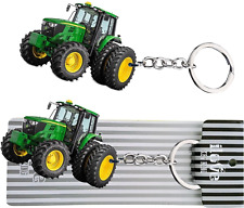 Tractor John Deere 7R 230 HP Miniature Keyring picture