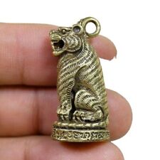 Magic Holy Strong Tiger Wealth Thai Amulet Pendant Talisman Fetish Luck Statue picture