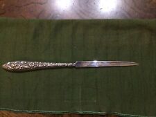 Vintage--Kirk And Son Sterling Handled Repousse Letter Opener picture
