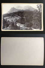 Rottmayer, Germany, Berchtesgaden, Wimbachklamm vintage silver print, map  picture