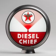 Texaco Diesel Chief Gas Pump Globe 13.5