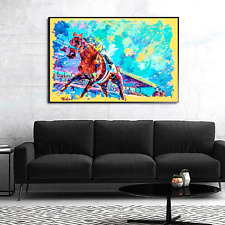 Sale American Pharoah Hand-Textured 24H X 36W Premium Canvas Giclee 795 Now $275 picture