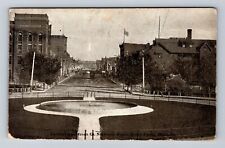 Great Falls MT-Montana, Central Ave From Gt Northern Depot Vintage Postcard picture
