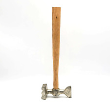 Unique Wood Handled Meat Tenderizer Hammer Cleaver 11 1/4