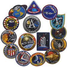60 NASA APOLLO 1 7 8 9 10 11 12 13 14 15 16 17 Mission Hook Patch Set Badge picture