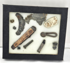 Antique Archaeology Display~Knife & Nail Assemblage~Found Objects~Mini Museum 6