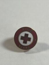 Vintage American Red Cross 5 Year Service Volunteer Lapel Pin Tie Pin picture
