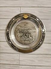Harley Davidson Collector Pewter Plate  THE 1940s TO WAR ONCE MORE picture