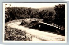 Scenic  U Curve East Laurel Mountain Macomber West Virginia RPPC Old Postcard picture