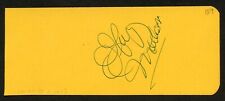 Guy Madison d1996 signed 2x5 cut autograph on 10-31-47 at Ciro's Night Club BAS picture