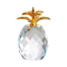 Crystal Pineapple Figurine Fruit Decor Ornament Tabletop Centerpiece Paperweight picture