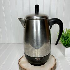 Vintage 8 Cup Farberware Superfast Fully Automatic Coffee Percolator Model 138B picture