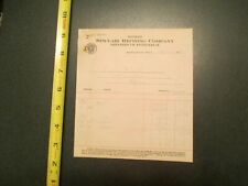 Sinclair Refining Company 1918 Gas Oil invoice Letterhead 1392 picture