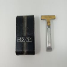 Vintage 1940-41 Schick Injector Type F Safety Razor With Original Storage Case picture