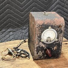 Very Cool Vintage Simpson Direct Current RPM Meter Patina CAR GAS OIL Decor picture