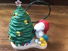 Hallmark Keepsake Peanuts Snoopy Blinking Lights Christmas Ornament Magic 1993 picture