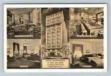New York City NY, Hotel Wentworth, Advertising Vintage Postcard picture