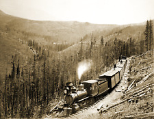 1881 Train at Marshall Pass, Westside, CO Old Photo 8.5