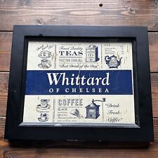 Whittard of Chelsea London Tea/Coffee Vintage Chippy Advertising Shadowbox picture