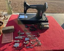 VINTAGE Rare Kenmore Sewing Machine Model 117.300 w/ Storage Box Works Well . picture