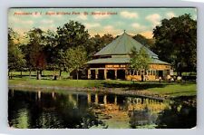 Providence RI-Rhode Island, Williams Park, Merry Go Round Vintage c1912 Postcard picture
