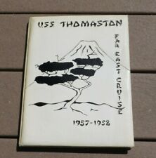USS Thomaston Far East Cruise Book Yearbook 1957-58 LSD-28 Dock Landing Ship picture