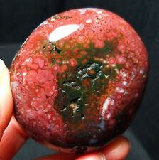 HOT 174.7G Natural Colorful RARE Polished Ocean Jasper Crystal Madagascar A8 picture