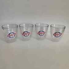 Set Of 4 Tervis 8 oz Double Walled Drinking Glasses Marathon Oil Logo Vintage picture