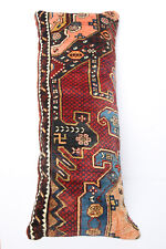 Antique Handmade lumbar pillow cover,Caucasian cushion,rug pillow,Large pillow picture