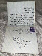 Antique Post WWII 1946 Correspondence from Utica Memorial Hospital Companion NY picture