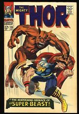 Thor #135 FN/VF 7.0 Maddening Menace of Super-Beast Jack Kirby Art Marvel 1966 picture