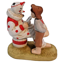 The Danbury Mint 1990 Norman Rockwell Off Duty Clown Figurine picture