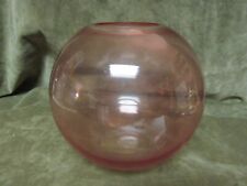Vintage Pink Color Round Ball Rose bowl Shaped Vase narrow Opening Top Larger picture