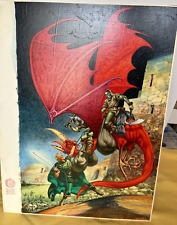 Original Cover Art Painting Lone Wolf The Cauldron of Fear Book 9 Joe Dever AD&D picture